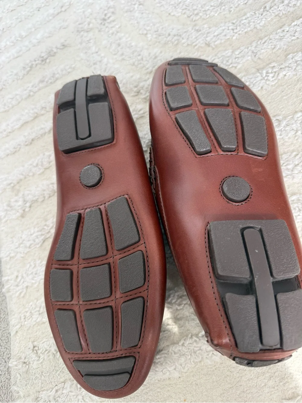 J. Crew Men's Brown Leather Penny Loafers